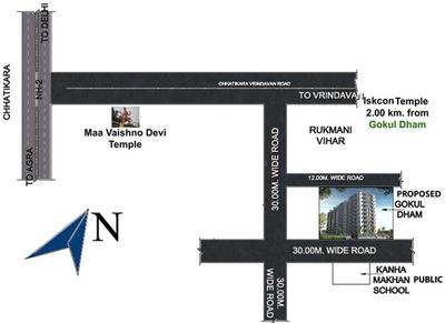 Project Image of 428.0 - 1069.0 Sq.ft 1 RK Apartment for buy in KMF Gokul Dham