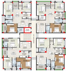 Project Image of 1950.0 - 2055.0 Sq.ft 3 BHK Apartment for buy in Stalwart Pratima Niwas