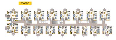 Project Image of 1099.0 - 1617.0 Sq.ft 2 BHK Apartment for buy in Urbanrise Residences Tower C D E