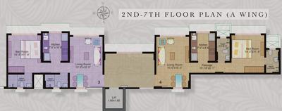 Project Image of 498.0 - 642.0 Sq.ft 1 BHK Apartment for buy in Tolaram Gardens