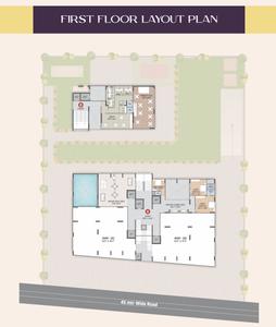 Bosky Group New Luxurious Project Tower A & B Cluster Plan for 1st Floor 1