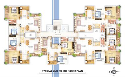 Project Image of 1067.0 - 1450.0 Sq.ft 2 BHK Apartment for buy in Monarch Height 5