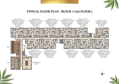 Project Image of 1332 Sq.ft 3 BHK Apartment / Flat for sale in Madambakkam for Rs. 10000000