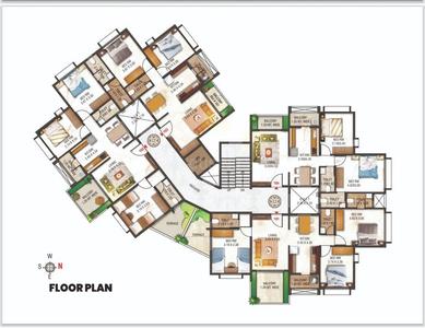 Project Image of 930.0 - 1300.0 Sq.ft 2 BHK Apartment for buy in Kalyan Shrusti