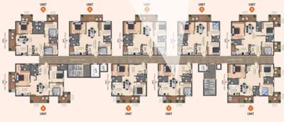 Project Image of 1296.0 - 2041.0 Sq.ft 2 BHK Apartment for buy in Fountain Park