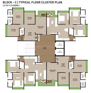 Project Image of 0.0 - 783.18 Sq.ft 3 BHK Apartment for buy in Shanu Pratham Glory