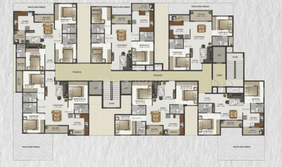 Project Image of 1064.0 - 1522.0 Sq.ft 2 BHK Apartment for buy in Sowparnika Elania