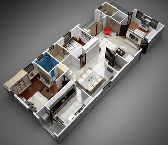 Project Image of 1895.0 - 1940.0 Sq.ft 3 BHK Apartment for buy in Thipparthi Fort House Premium