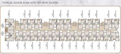 Project Image of 586.0 - 937.0 Sq.ft 1 BHK Apartment for buy in Jain Aadhya