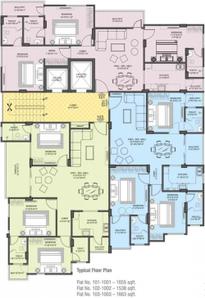 Project Image of 1538.0 - 1663.0 Sq.ft 3 BHK Apartment for buy in UDB Skyway I