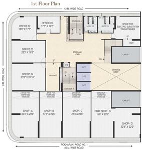 Project Image of 466.0 - 504.0 Sq.ft 2 BHK Apartment for buy in Maithili Pride