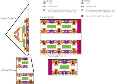 Project Image of 334.0 - 612.0 Sq.ft 1 BHK Apartment for buy in Lodha Palava Paseo D To H