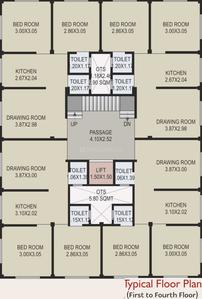 Project Image of 750.78 - 754.87 Sq.ft 2 BHK Apartment for buy in Raghukul Preet