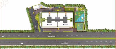 Project Image of 1378.98 - 1726.65 Sq.ft 3 BHK Apartment for buy in Godrej River Crest