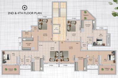 Project Image of 253.0 - 500.0 Sq.ft 1 RK Apartment for buy in Amber Tara
