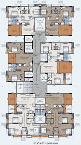 Project Image of 589.11 - 974.67 Sq.ft 2 BHK Apartment for buy in Orchid LA Meera Tower