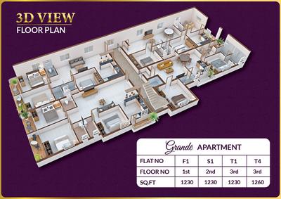 Project Image of 1230.0 - 1260.0 Sq.ft 2 BHK Apartment for buy in Safe Brit Infra