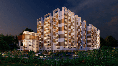 Project Image of 1183.0 - 1976.0 Sq.ft 2 BHK Apartment for buy in Vantage KVS Raju Towers
