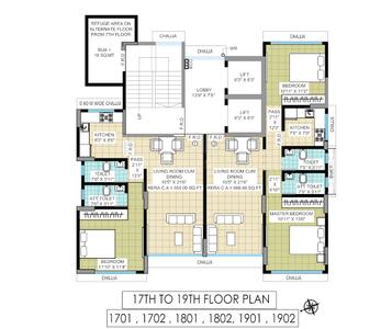 Project Image of 555.0 - 688.0 Sq.ft 1 BHK Apartment for buy in Excellent Shreeji Palazzo