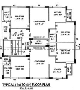 Project Image of 404.18 - 518.61 Sq.ft 1 BHK Apartment for buy in Shubh Avenue