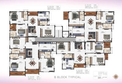 Project Image of 906.0 - 2491.0 Sq.ft 2 BHK Apartment for buy in Kochar Gagan