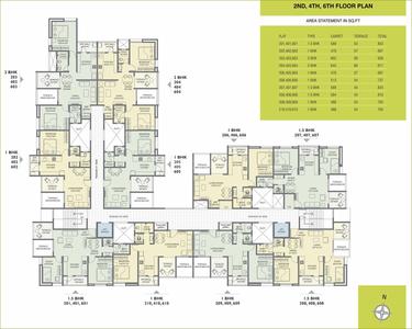 Project Image of 705.0 - 939.0 Sq.ft 1 BHK Apartment for buy in Alliance White Lily