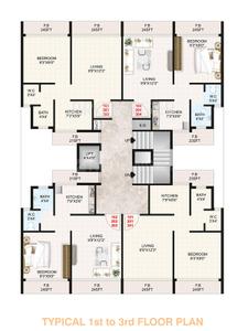 Project Image of 540.0 - 635.0 Sq.ft 1 BHK Apartment for buy in Raj Chamunda Apartment