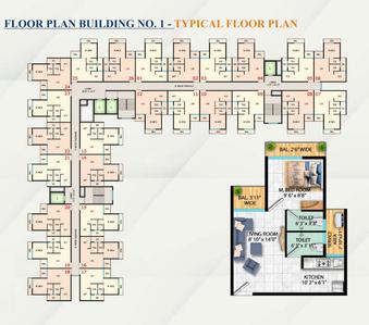 Project Image of 323.0 - 385.0 Sq.ft 1 BHK Apartment for buy in Shree Usha Residency