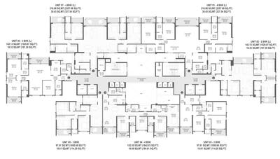 Project Image of 1164.66 - 2684.62 Sq.ft 2 BHK Apartment for buy in T11 Named As Raheja Stellar In RV Premeire