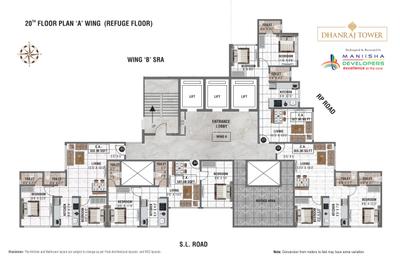 Project Image of 411.18 - 555.09 Sq.ft 1 BHK Apartment for buy in Manisha Dhanraj Tower