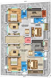 Project Image of 985.0 - 1032.0 Sq.ft 2 BHK Apartment for buy in Sreenivas Subadra Nivas