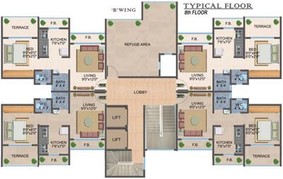 Project Image of 265.0 - 285.0 Sq.ft 1 BHK Apartment for buy in Kuber Samruddhi Phase I