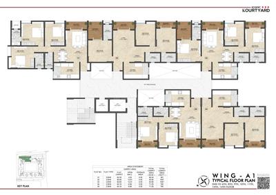 Project Image of 740.0 - 946.0 Sq.ft 2 BHK Apartment for buy in Kosmic Kourtyard Phase 2