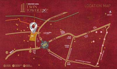 Project Image of 1892.33 - 2575.04 Sq.ft 3 BHK Apartment for buy in Signature Global Twin Tower DXP