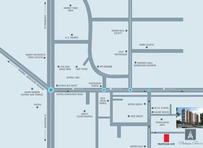 Project Image of 645.0 - 707.0 Sq.ft 2 BHK Apartment for buy in Platinum Towers