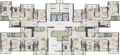 Project Image of 1153.35 - 1650.75 Sq.ft 3 BHK Apartment for buy in Supreme Estia Phase II