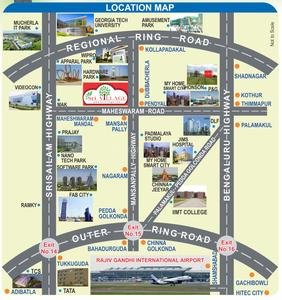 Project Image of 1750 Sq.ft 3 BHK Apartment / Flat for sale in Kollur for Rs. 8100000