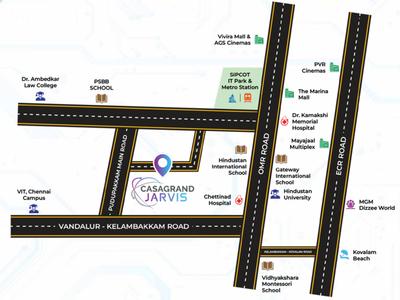 Project Image of 1508.0 - 2518.0 Sq.ft 3 BHK Apartment for buy in Casagrand Jarvis