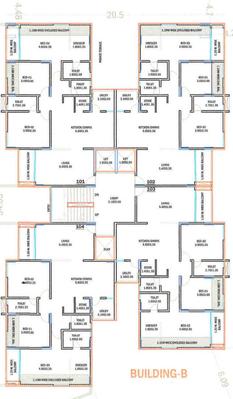Project Image of 1125.91 - 1363.36 Sq.ft 3 BHK Apartment for buy in Krishna Suman Krishna Suman