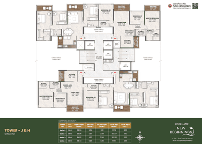Project Image of 777.16 - 1944.0 Sq.ft 2 BHK Apartment for buy in Codename New Beginnings