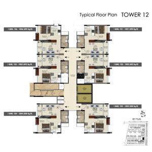 Project Image of 490.0 - 2983.0 Sq.ft 1 BHK Apartment for buy in Sattva Anugraha