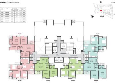 Project Image of 723.0 - 1021.0 Sq.ft 2 BHK Apartment for buy in Gini Vivante Phase 02