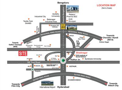 Project Image of 1323.0 - 1800.0 Sq.ft Residential Plot Plot for buy in Sree Balaji Landmark Residency