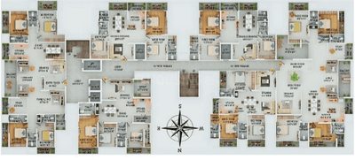 Project Image of 911.0 - 1628.0 Sq.ft 2 BHK Apartment for buy in Sarvodaya City