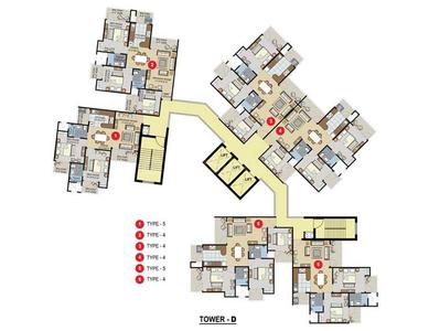 Project Image of 1880 Sq.ft 3.5 BHK Apartment / Flat for sale in Sector 77 for Rs. 26200000