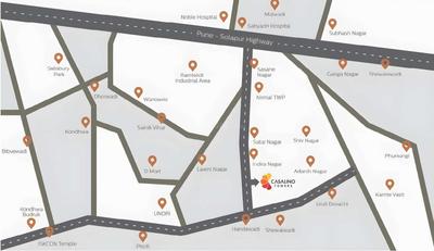 Project Image of 317.0 - 658.0 Sq.ft 1 BHK Apartment for buy in Sai Casalino Towers