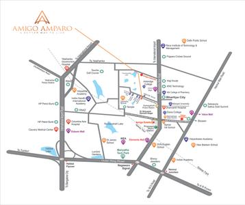 Project Image of 1341.44 - 1910.8 Sq.ft 2 BHK Apartment for buy in Amigo Amparo