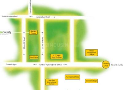 Project Image of 1014 Sq.ft 2 BHK Apartment / Flat for sale in Vrindavan Nagar for Rs. 4400000