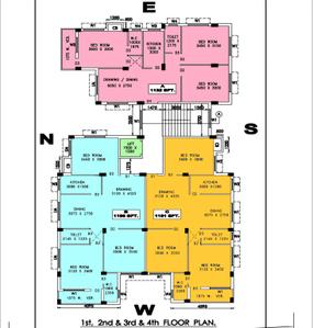 Project Image of 1030.0 - 1238.0 Sq.ft 3 BHK Apartment for buy in Ashirbad Heritage