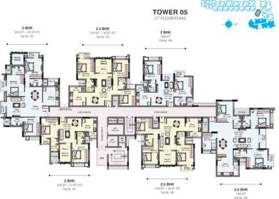 Project Image of 594.0 - 2022.0 Sq.ft 1 BHK Apartment for buy in Lake Dugar